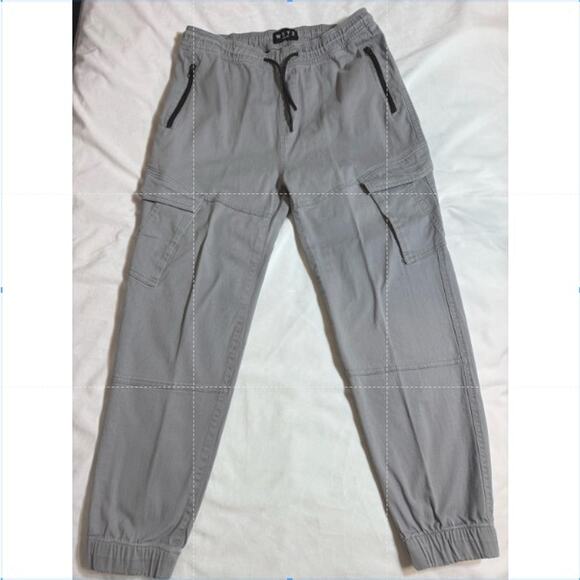 WXYZ Essentials Stretch Cargo Jogger Gray Men’s Size Large L - Picture 1 of 7